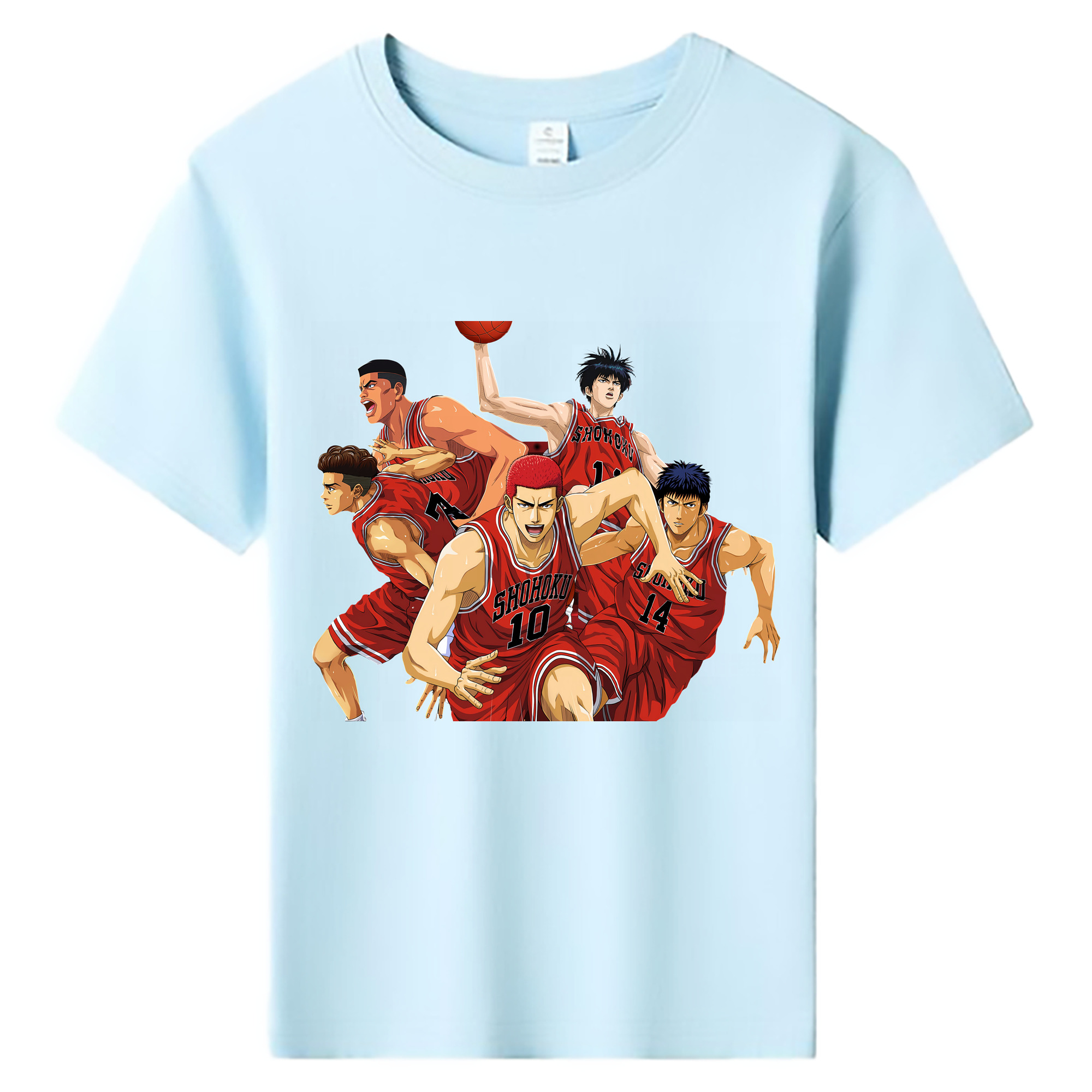 （画像用） SLAM DUNK／スラムダンク 綿100％キッズTシャツ（フロントプリント）